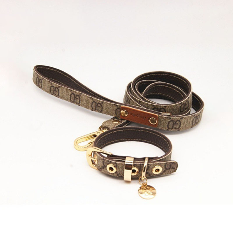 Fancy Paw Inspired PU Leather Collar & Leash Set – Petzo